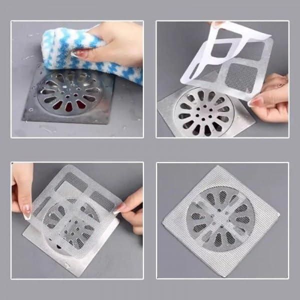 Self-Adhesive Floor Drain Stickers Pack of 10