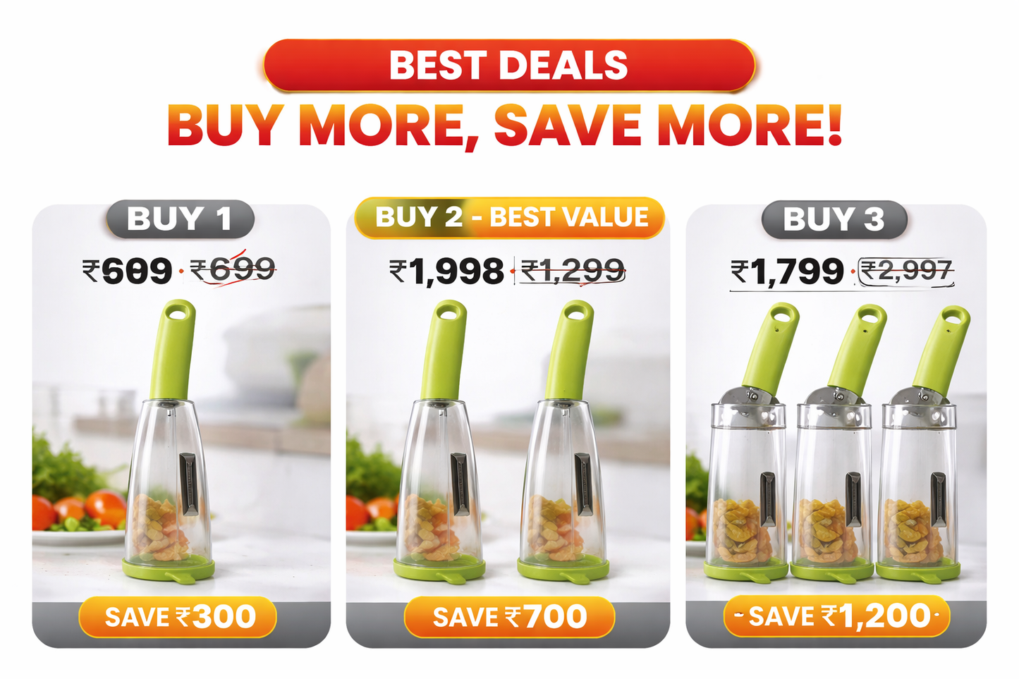 Smart Peel™ – No-Mess Vegetable Peeler with Built-In Storage Container