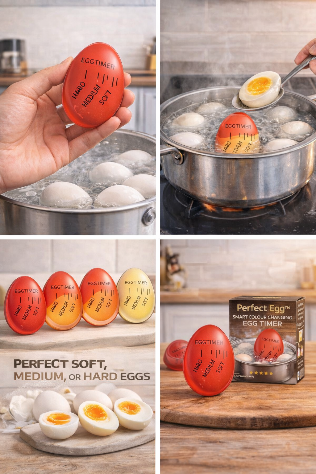 🔥 Perfect Egg™ – Smart Color Changing Egg Timer
