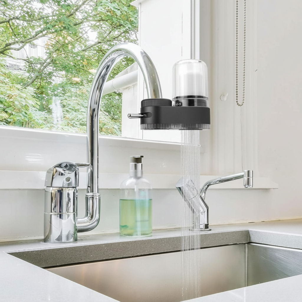 High-quality kitchen faucet with water filter